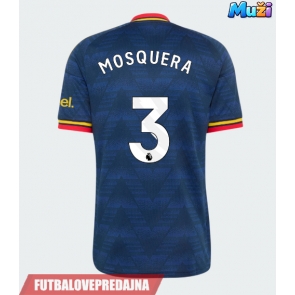 Lacne Muži Futbalové dres Arsenal Cristhian Mosquera #3 2026-27 Krátky Rukáv - Preč